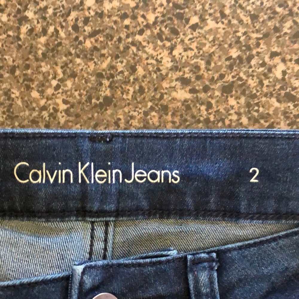 Calvin Klein Blue Jeans Slim Boyfriend Size 2 - Picture 4 of 6
